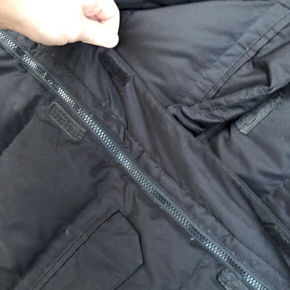 RARE 2012 The North Face Parka Jacket 800 Black Medium - Picture 10 of 16